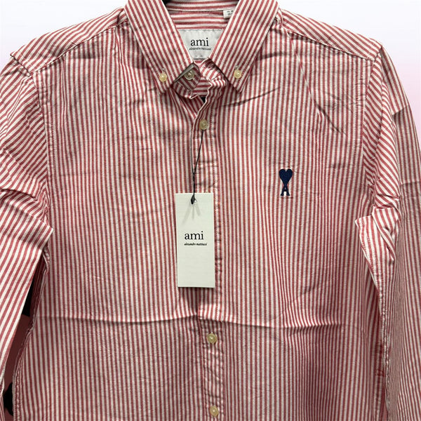 Amy Paris Red Striped Shirt