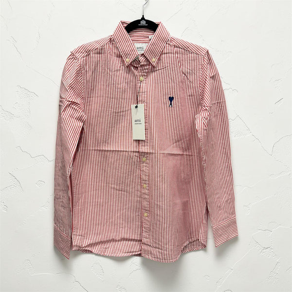 Amy Paris Red Striped Shirt