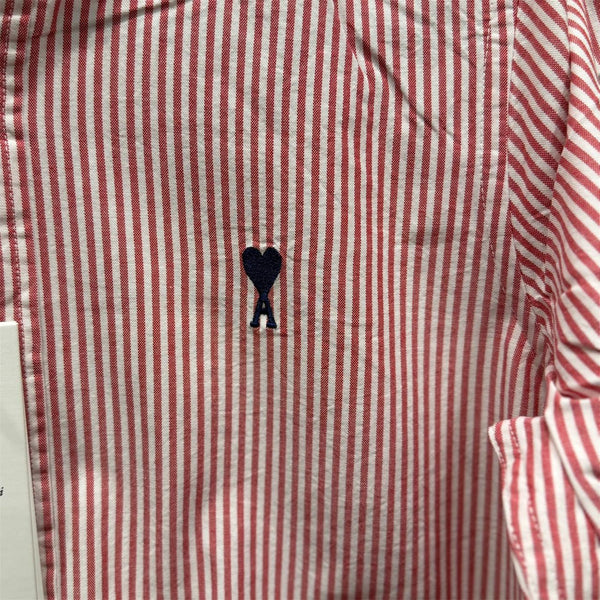 Amy Paris Red Striped Shirt
