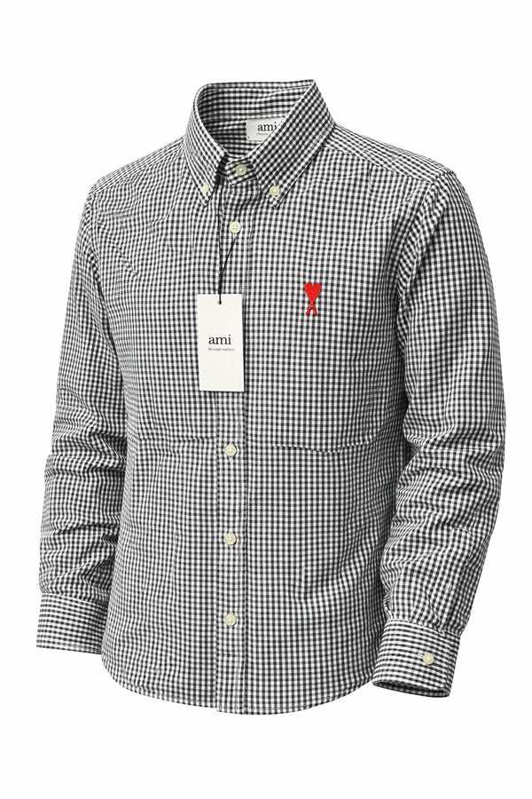 Amy Paris Black & White Checked Shirt