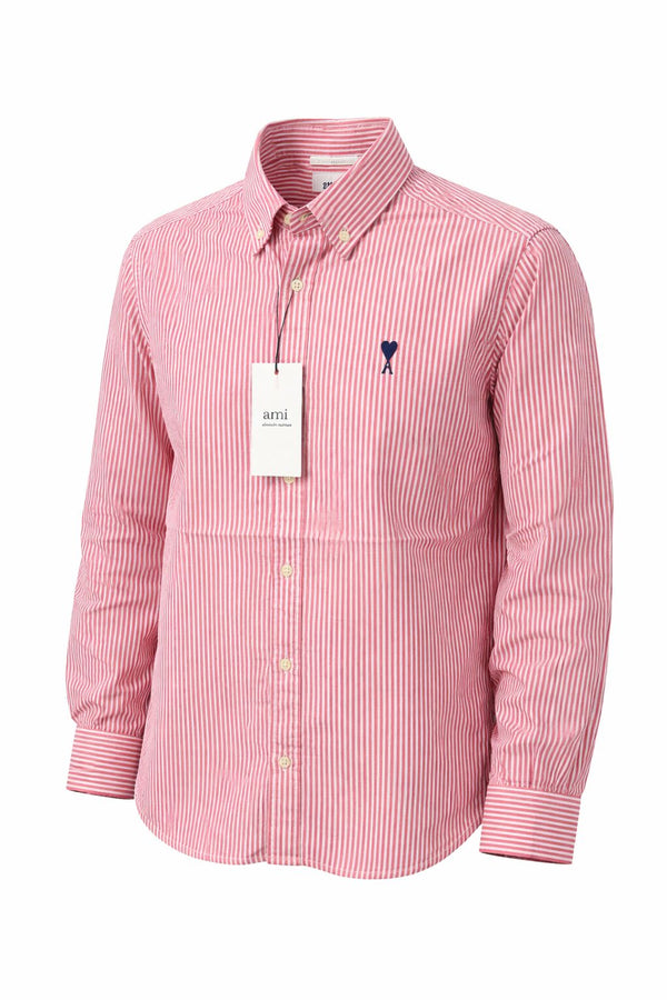 Amy Paris Red Striped Shirt