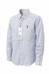 Amy Paris Blue Striped Shirt